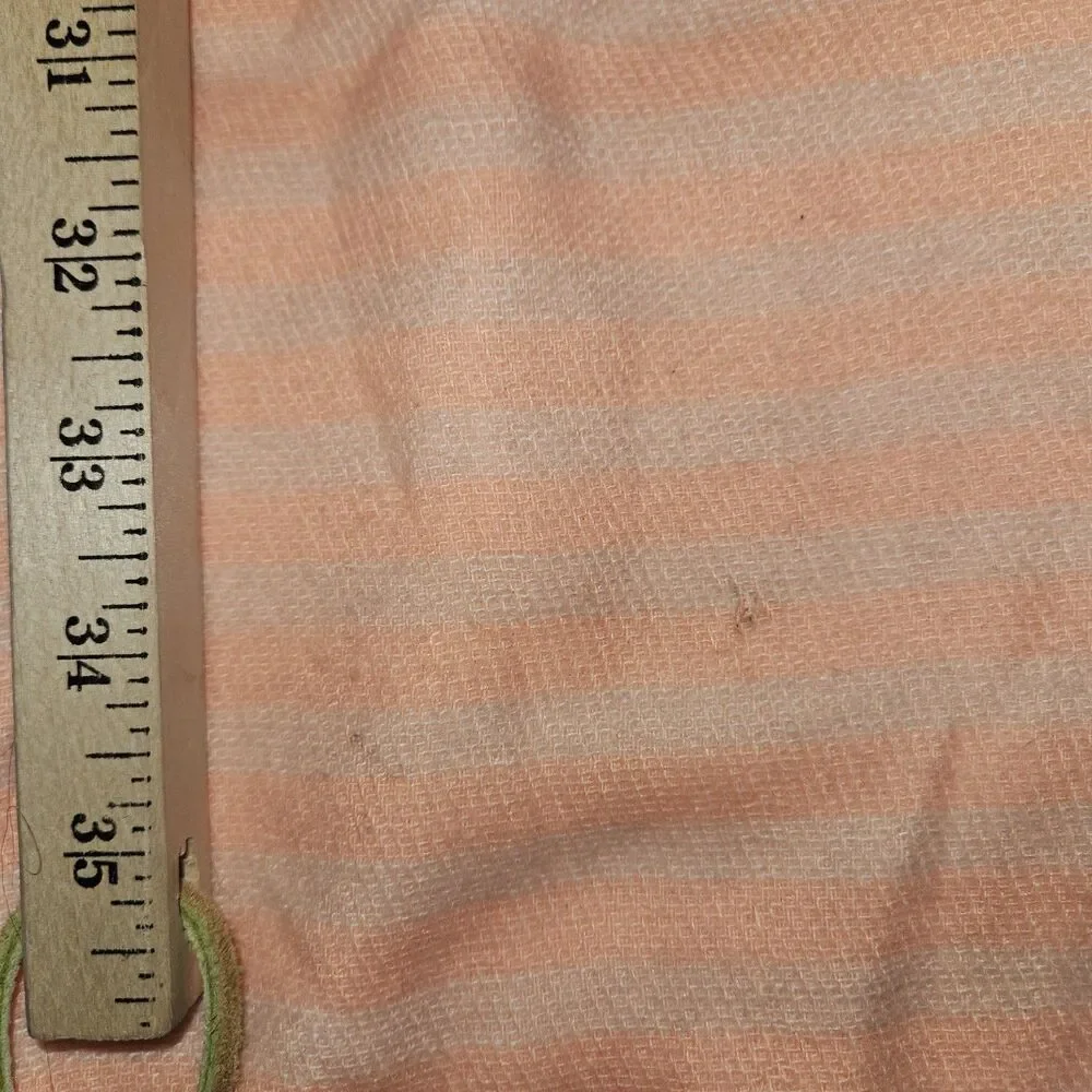 GAP Pink Striped Blanket Scarf Tassles Valentine Preppy Cute Y2k Soft 80
